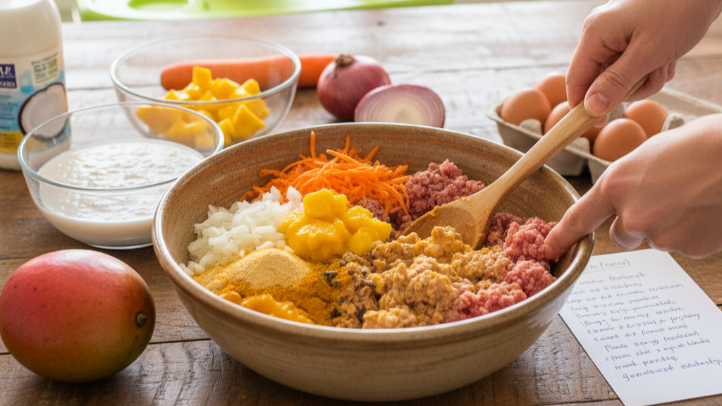 Albóndigas de Mango para Bebés